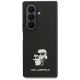 2. Karl Lagerfeld Saffiano Karl&Choupette Pin Case for Samsung Galaxy Z Fold7 - Black