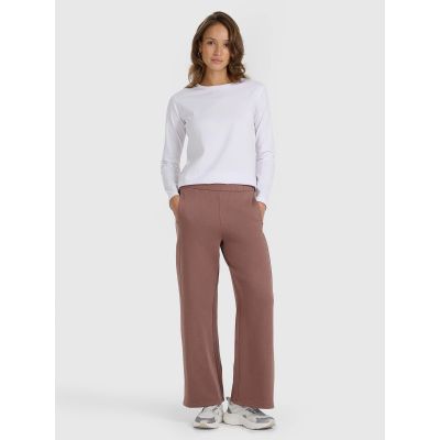 2. Women's wide-leg sweatpants 4F 4FRAW25TTROF1614-82S