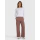 2. Women's wide-leg sweatpants 4F 4FRAW25TTROF1614-82S