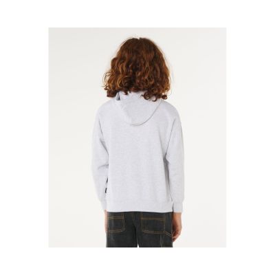 2. RIP CURL Eternal Shred Logo Hood-Boy Gray