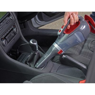 3. BLACK+DECKER ADV1200-XJ Car Vacuum Cleaner (12W; red-gray)