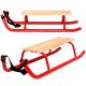 METAL SLEDGE FOR SLEEPING 2 PEOPLE, REINFORCED, RED