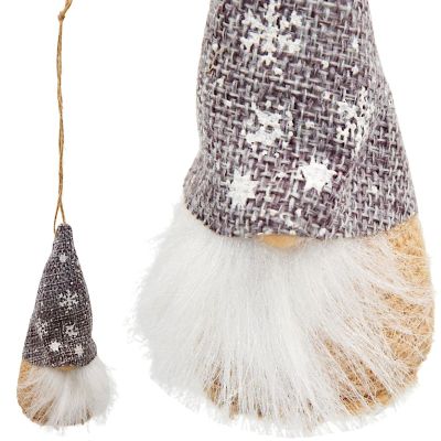 GREY LEPHOBE BAUBLE PENDANT 11CM