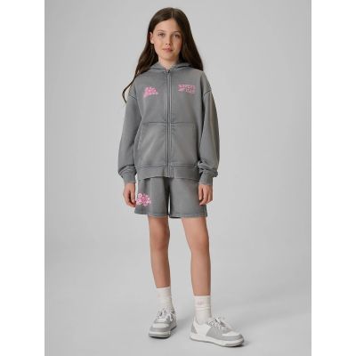3. Girls' sweatpants 4F 4FJRSS26TSHOF0925-25S
