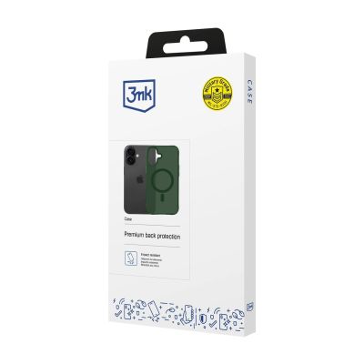 6. 3mk Smoke MagCase for iPhone 17 - Green-Translucent