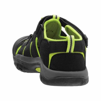 4. Keen Newport H2 Black/Lime Green Kids' Summer Hiking Sandals (1009942)