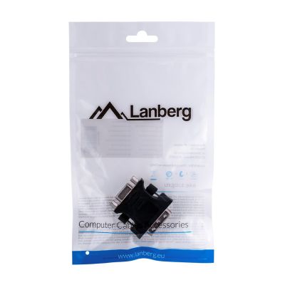 4. Lanberg AD-0012-BK adapter (DVI-I (Dual link) M - D-Sub (VGA) F; black color)
