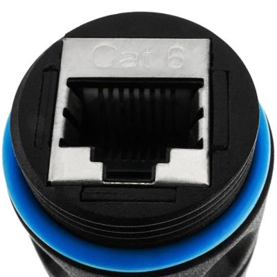 4. TECHLY ADAPTER COUPLER RJ45 F/F CAT6 F/UTP OUTDOOR