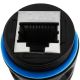 4. TECHLY ADAPTER COUPLER RJ45 F/F CAT6 F/UTP OUTDOOR