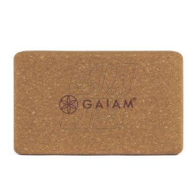 7. GAIAM yoga cube made of cork 52292