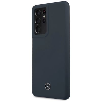 2. Mercedes Silicone Line Case for Samsung Galaxy S21 Ultra - Blue