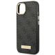 6. Guess GUHMP14MU4GPRK iPhone 14 Plus 6.7 "black / black hard case 4G Logo Plate MagSafe