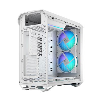 19. Fractal Design Torrent White RGB TG Clear case