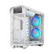 19. Fractal Design Torrent White RGB TG Clear case