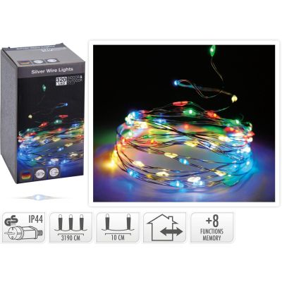 10. WIRE LAMPS GARLAND 320 LED MULTICOLOR