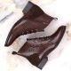 13. Filippo W PAW478B brown patent leather ankle boots with insulated crocodile skin