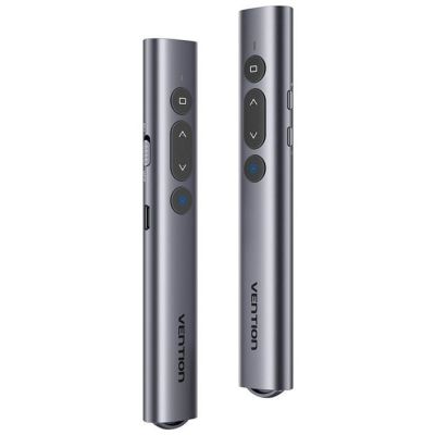 2. Vention Wireless Presentation Pointer with Green Laser + Buttons and Built-in Rechargeable Battery