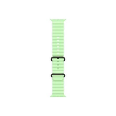 2. Apple Strap 49mm Neon Yellow Ocean Band - Titanium Black