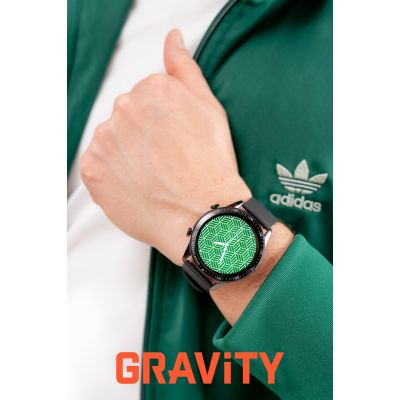 18. Smartwatch Gravity Black 2 Straps GT10-3