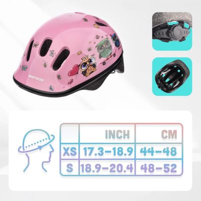 31. Children’s bicycle helmet METEOR KS06 little owl