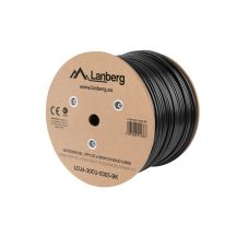 Lanberg LCU6-30CU-0305-BK Network Cable Black 305 m Cat6 U/UTP (UTP)