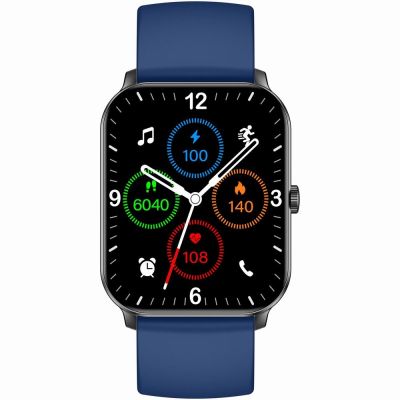 6. Smartwatch Gravity Black Blue GT36-6