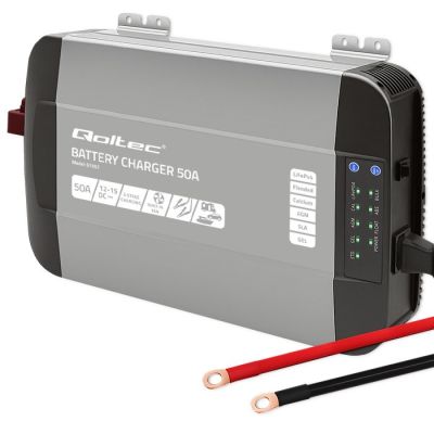 Intelligent professional Monolith charger for LiFePO4 AGM GEL SLA 50A 12V batteries