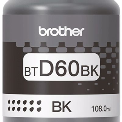 6. Brother black ink BTD60BK = BTD-60BK, 6500 pages, 108 ml