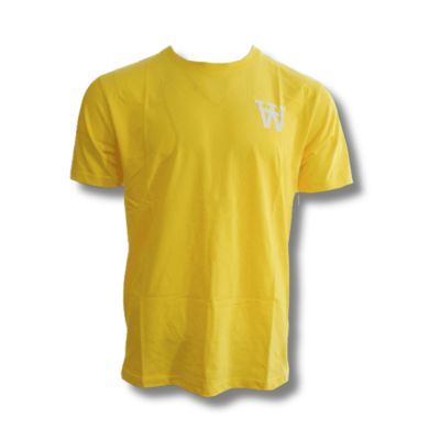 Wood Wood Ace AA T-shirt Dandelion Yellow Women's Sports T-shirt - 10295702-2222-3003