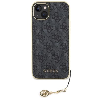 3. Guess 4G Charms Collection case for iPhone 15 Plus - gray