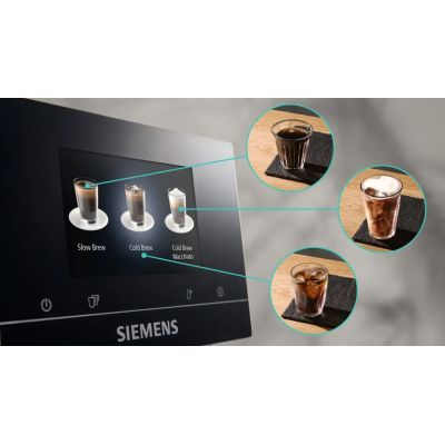 13. Siemens TQ715R03 EQ700 espresso machine (silver; 19 bar)