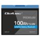 4. Qoltec LiFePO4 53714 Lithium Iron Phosphate Battery | 12.8V | 100Ah | 1280Wh | Bluetooth | BMS