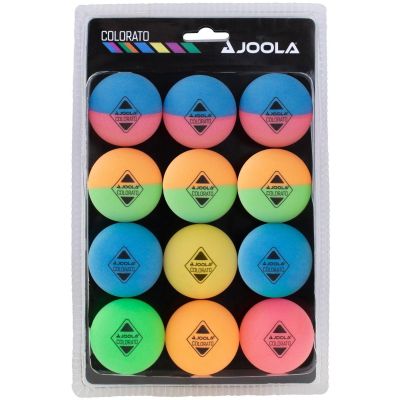 JOOLA COLORATO TABLE TENNIS BALLS 12 PCS.