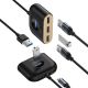 3. HUB Baseus Square USB-A to 1x USB-A 3.2 Gen 1 / 3x USB 2.0 with 1m cable - black