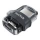 12. SanDisk Ultra Dual Drive M3.0 SDDD3-032G-G46 pendrive (32GB; microUSB, USB 3.0; gray)