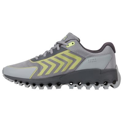 5. K-Swiss TUBES SPORT ULTRA ULTIMATE GRAY/ASPHALT/SLIME GREEN-M (08913-062-M)