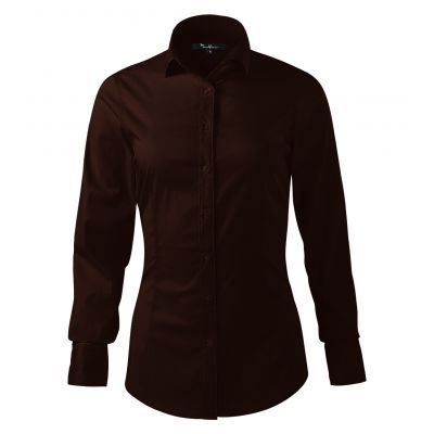 3. Malfini Dynamic W MLI-26327 Coffee Shirt