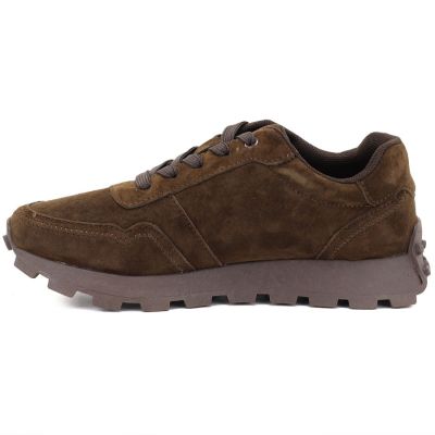 3. Leather platform sneakers brown S.Barski