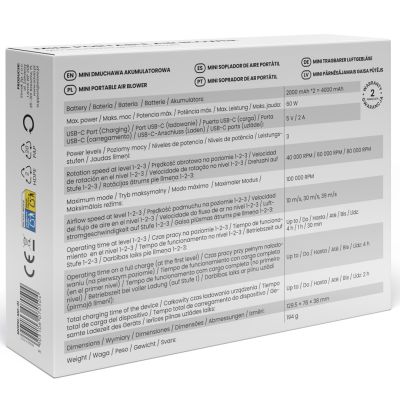 7. SAVIO MINI BATTERY BLOWER MD-01