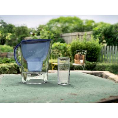 5. Brita Marella XL filter jug + 5 MaxtraPro PP cartridges (3.5l; blue)
