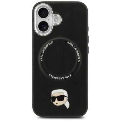 3. Karl Lagerfeld Karl Pin MagSafe Case for iPhone 17 - Black
