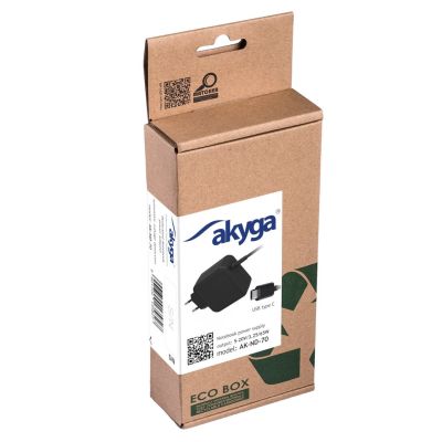 3. AKYGA AC ADAPTER USB C 65W 5-20V AK-ND-70