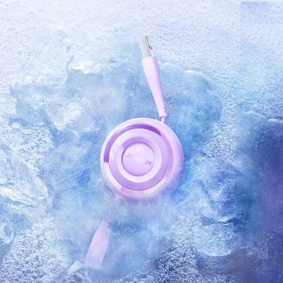 3. Joyroom Colorful Series S-A40 Cable Retractable 3in1 USB-A - USB-C / Lightning / Micro USB 1m - Purple