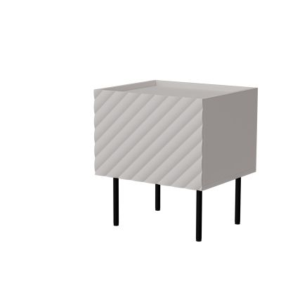 Bedside table 2 pcs LUCCA 47x40x52 cashmere
