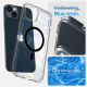 7. Spigen Ultra Hybrid Mag Case with MagSafe for iPhone 14 Plus - Clear Black