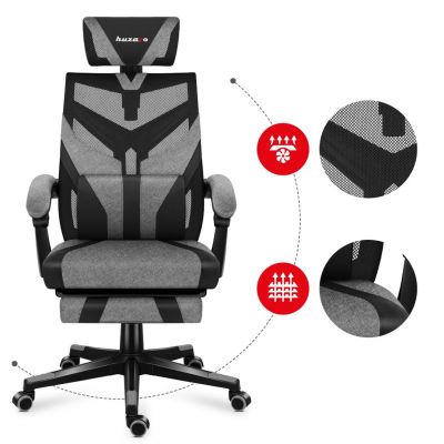 13. Huzaro Combat 5.0 Gray Gaming Chair