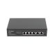 7. LANBERG SWITCH POE+ RACK 10"/19" (4X 100MB/S POE+, 2X 100MB/S) RSFE-4P-2FE-60