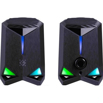 2. DEFENDER ROCKET 2.0 SPEAKERS 6W LED USB BLACK 65094
