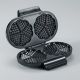 2. Severin WA 2106 waffle maker 2 waffles. 1200 W Black