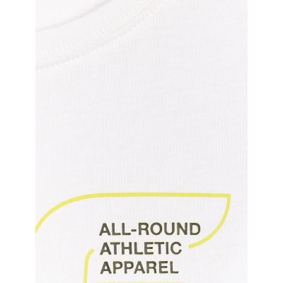 7. Boys' t-shirt with print 4F 4FJWAW25TTSHM2417-10S